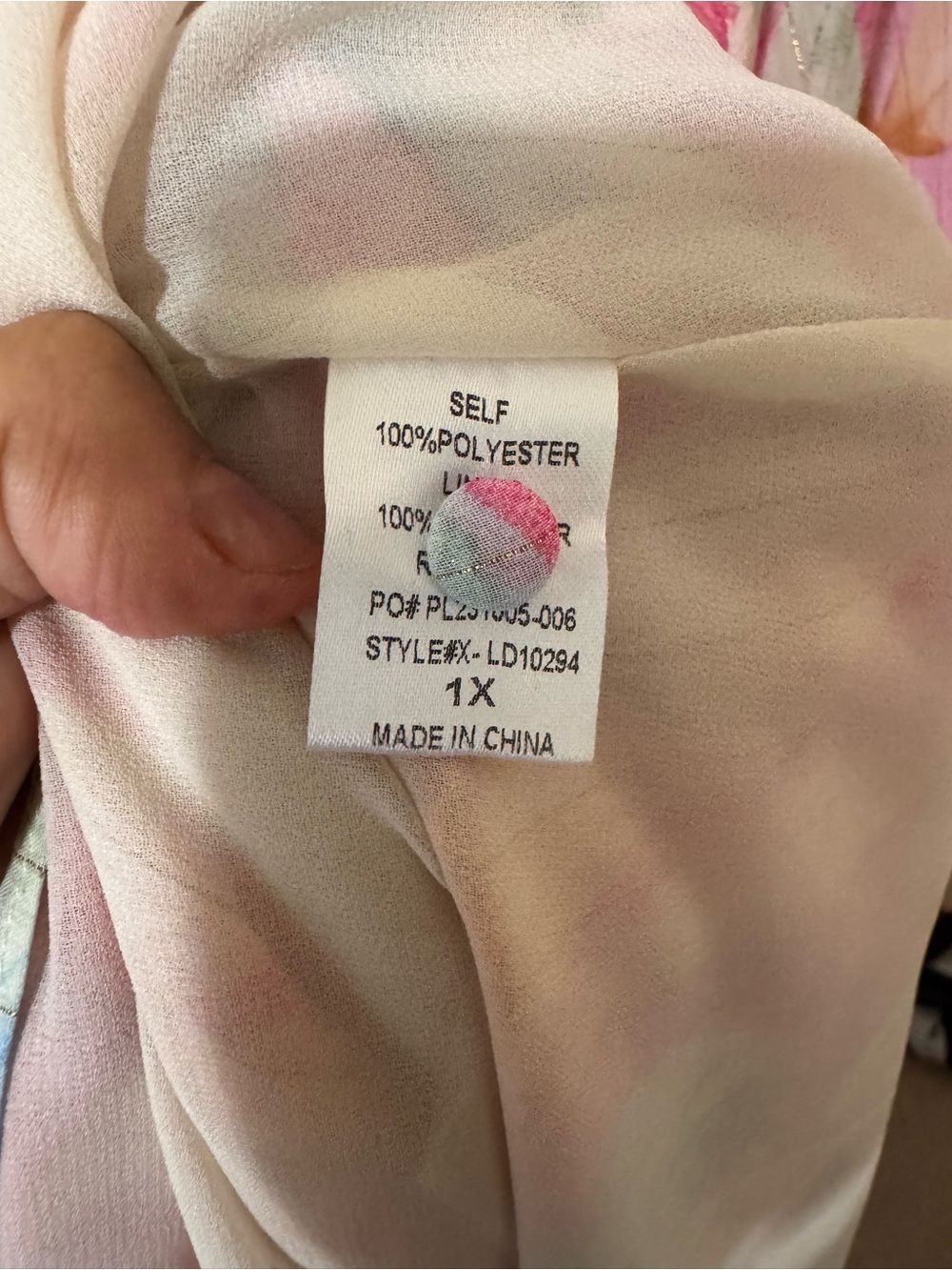 NWOT Luxxel Pink Multi-Color Floral Tie-Waist Mini Dress - Picture 8 of 9